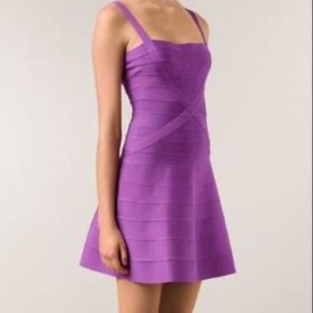 Herve Leger Faith Mini Bandage Dress